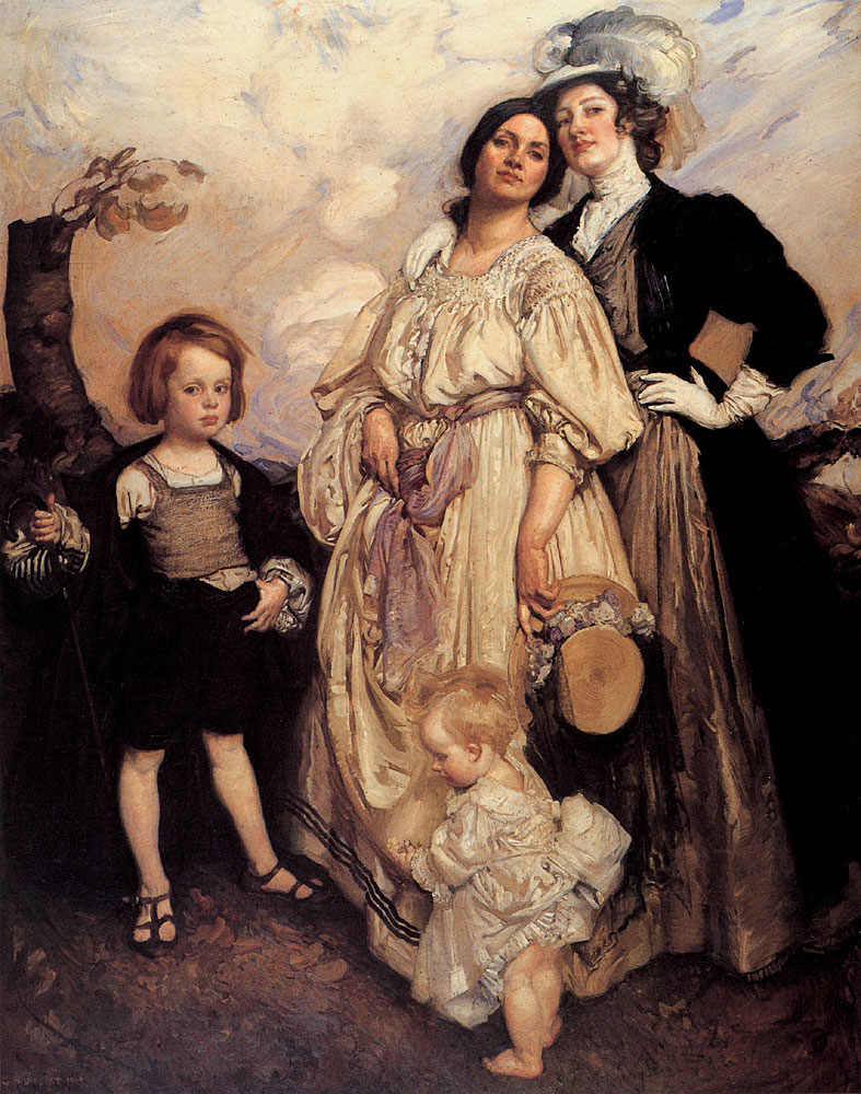 Portrait group / The mother (Портрет группы / Мама), 1907