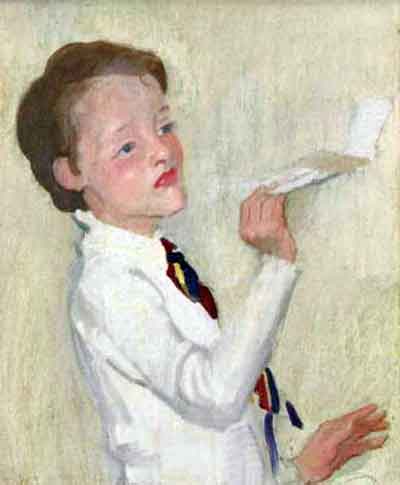 Portrait of Maurice, The Artist`s son (Портрет Мориса, сына художника)