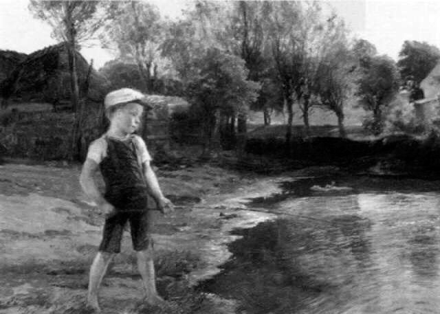 The young angler (Юный рыболов), 1891