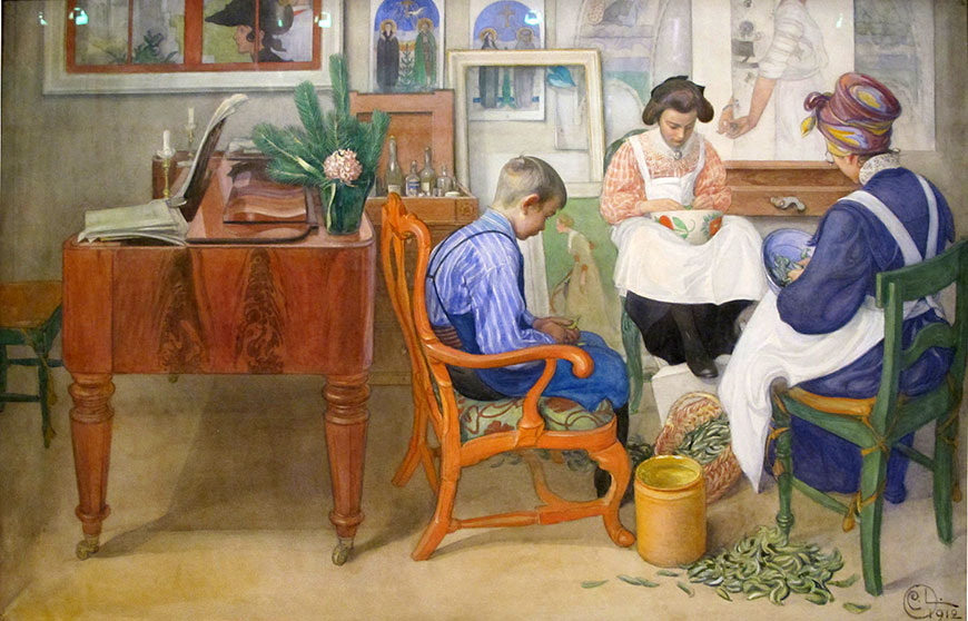 When peeling (Время лущения), 1912