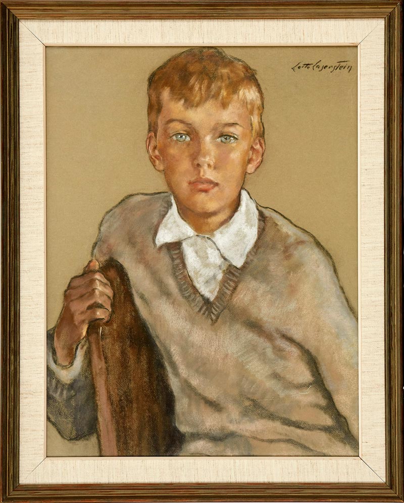 Porträt eines sitzenden Jungen (Портрет сидящего мальчика), 1958