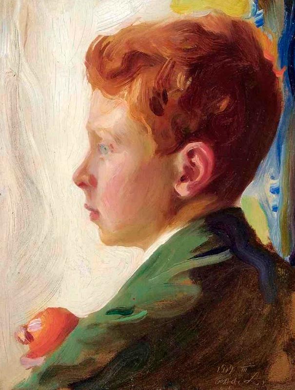 Portrait of the artist's son, Patrick de Laszlo (Портрет сына художника, Патрика де Ласло), 1919