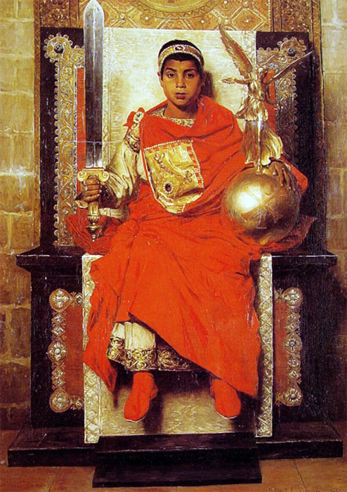 The Byzantine Emperor Honorius (Византийский император Гонорий), 1880