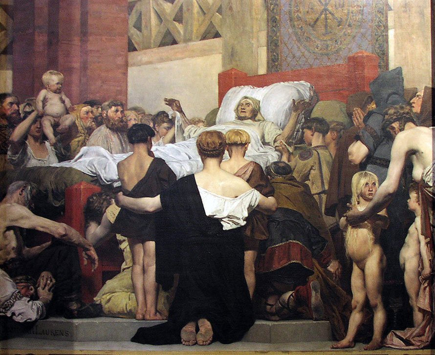 Death of Saint Genevieve (Св. Женевьева на смертном ложе), 1874-1882