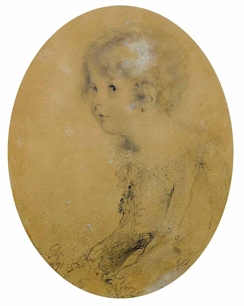 Study of a young boy (Эскиз мальчика), 1791