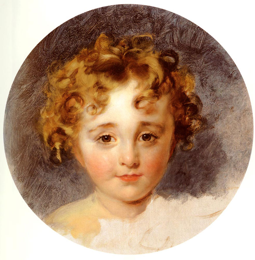 Portrait Of The Hon.George Fane (1819 - 1848), Later Lord Burghersh, When A Boy (Портрет достопочтенного Джорджа Фейна, будущего лорда Бургхёрша в детстве)