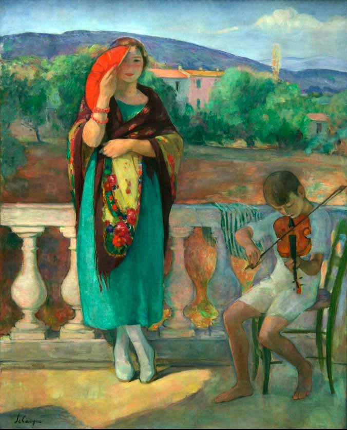 On the Balcony (На балконе), 1920