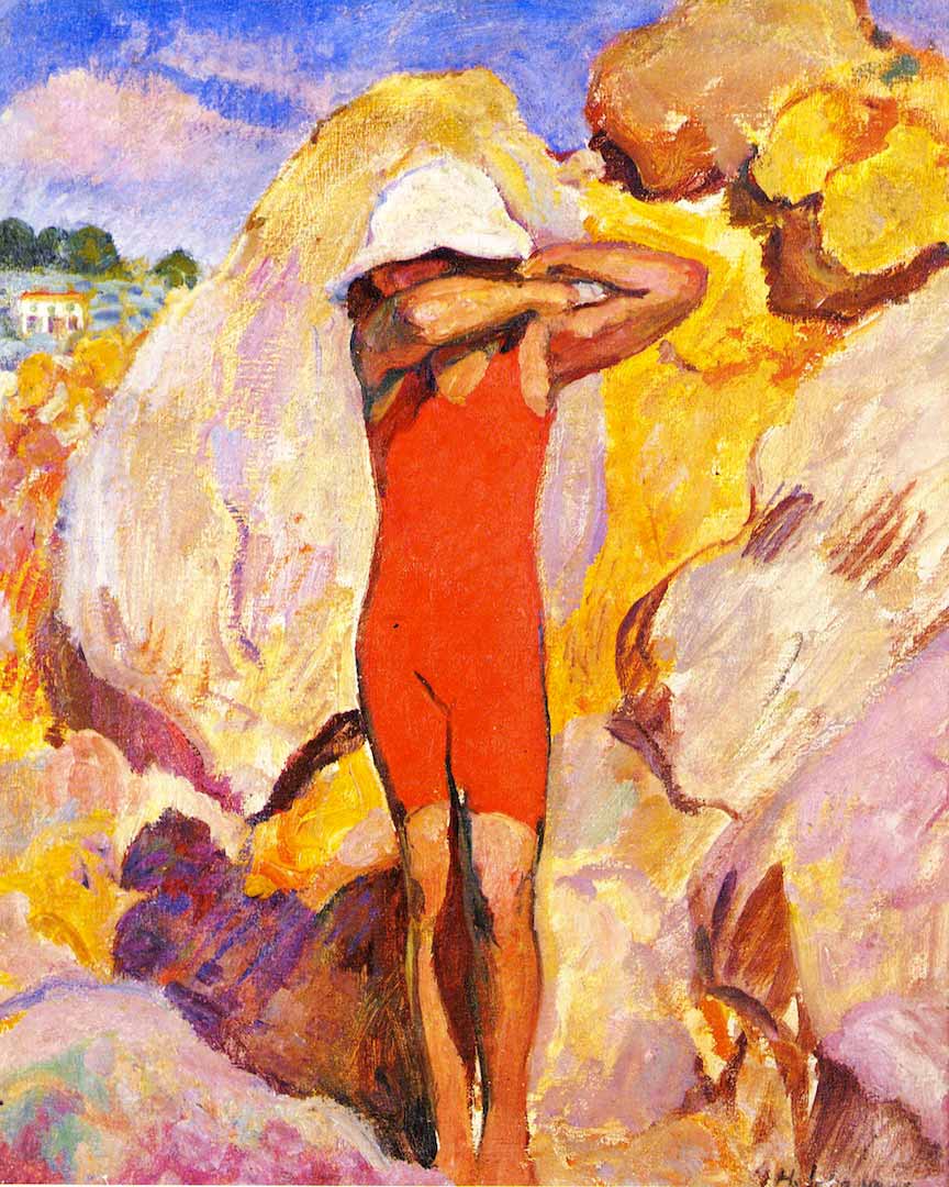 Child in a Red Bathing Suit (Ребёнок в красном купальнике), c.1920