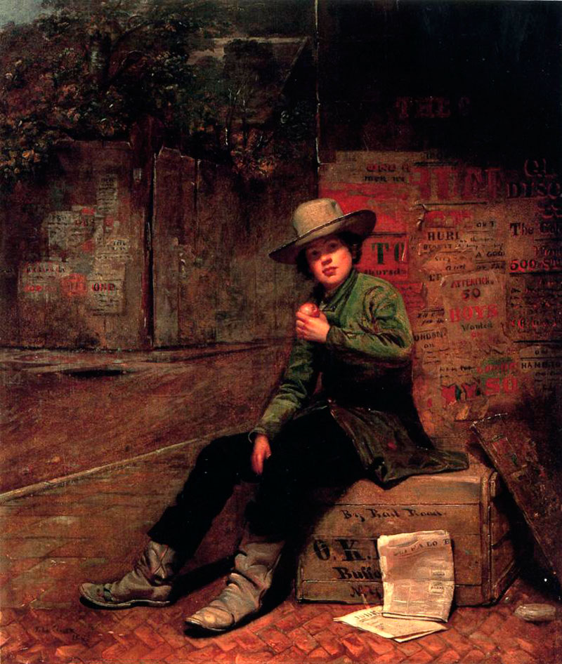 Buffalo Newsboy (Продавец газет из Буффало), 1853