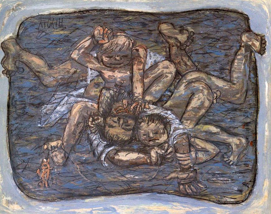A Man and Children (Мужчина и дети)