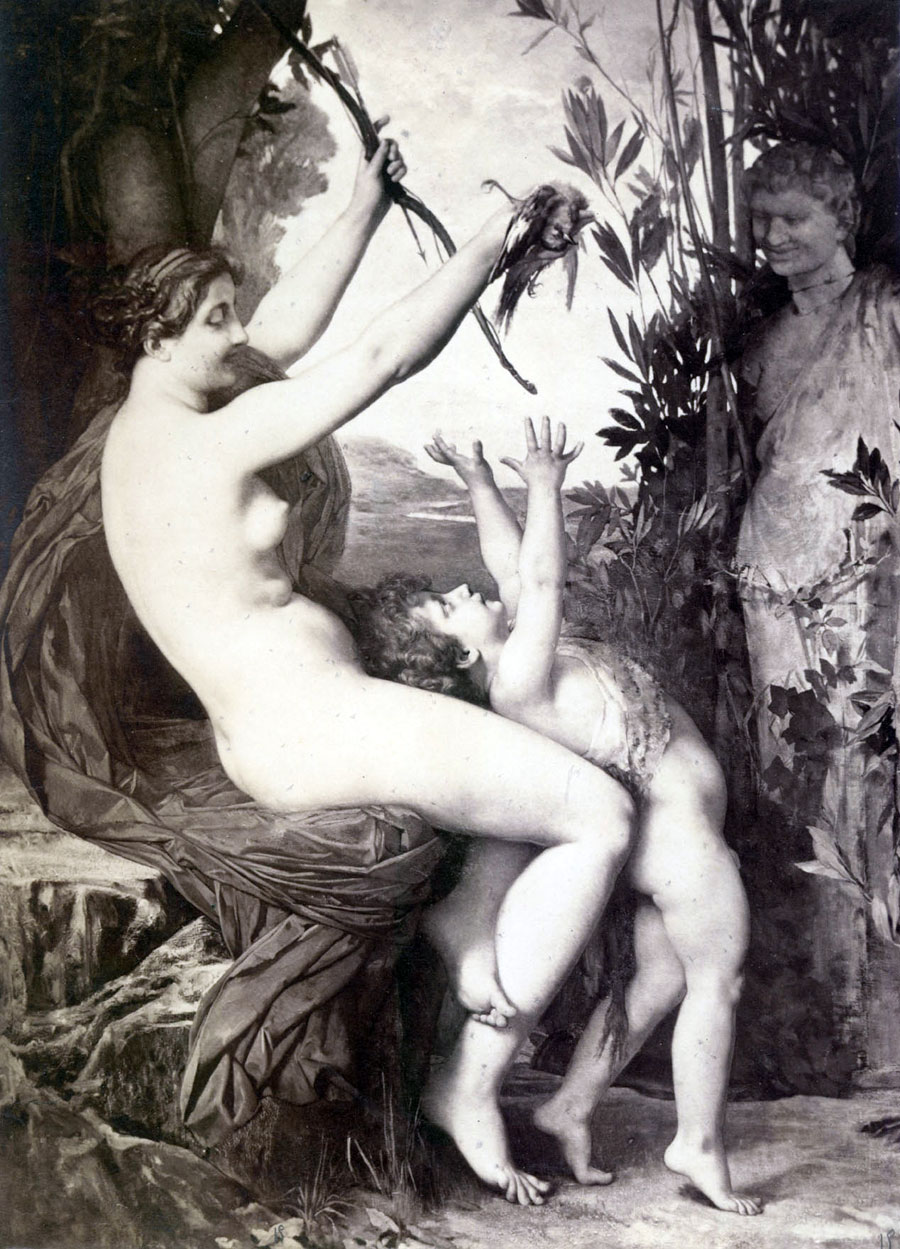 Nymph et Bacchus (Нимфа и Бахус), exp.1866