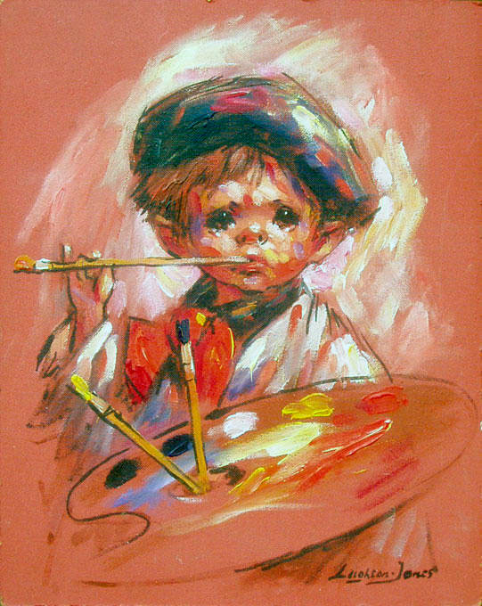 Young Artist with Palette (Юный художник с палитрой), 1967