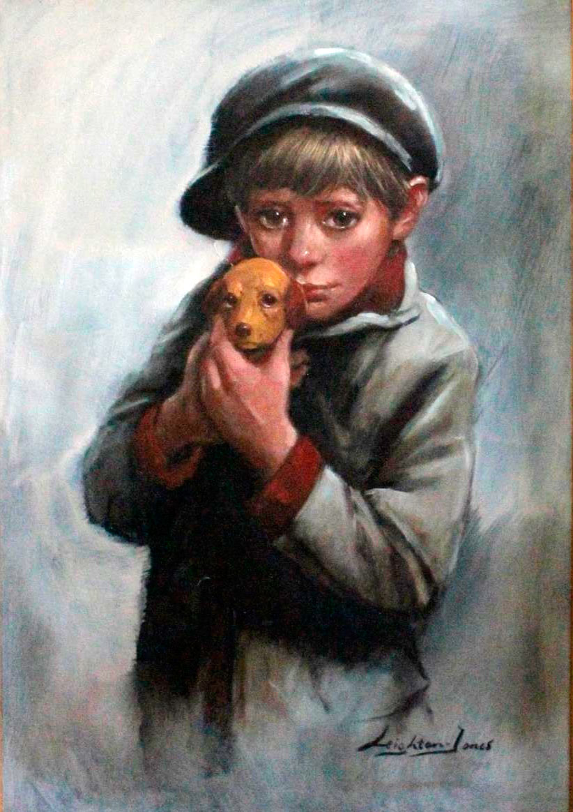 Boy with Dog (Мальчик с собакой), 1979