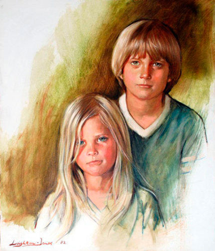 Untitled/Portrait of Two Children (Без названия/Портрет двух детей), 1982