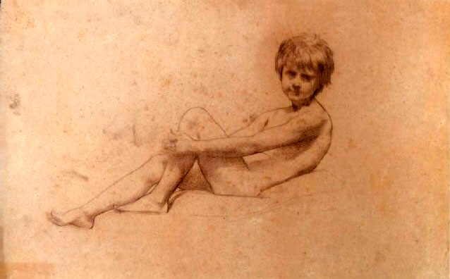 Study of a young boy (Эскиз мальчика)