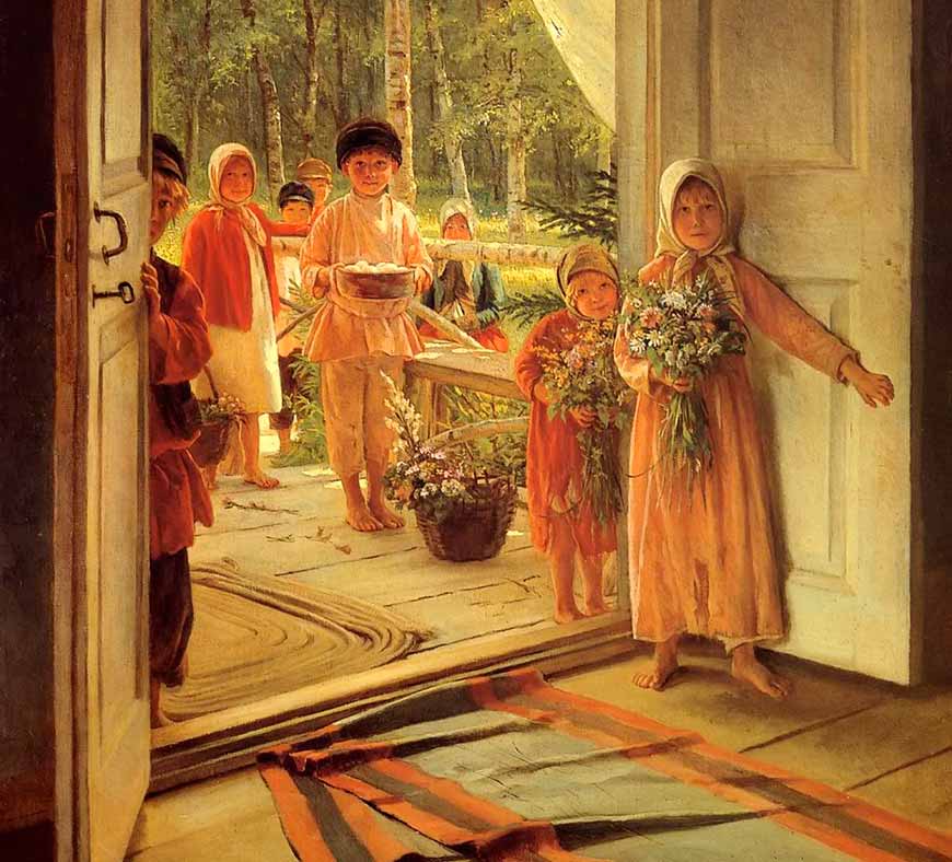 Лeтo или C пoздpaвлeниями (Summer), 1890