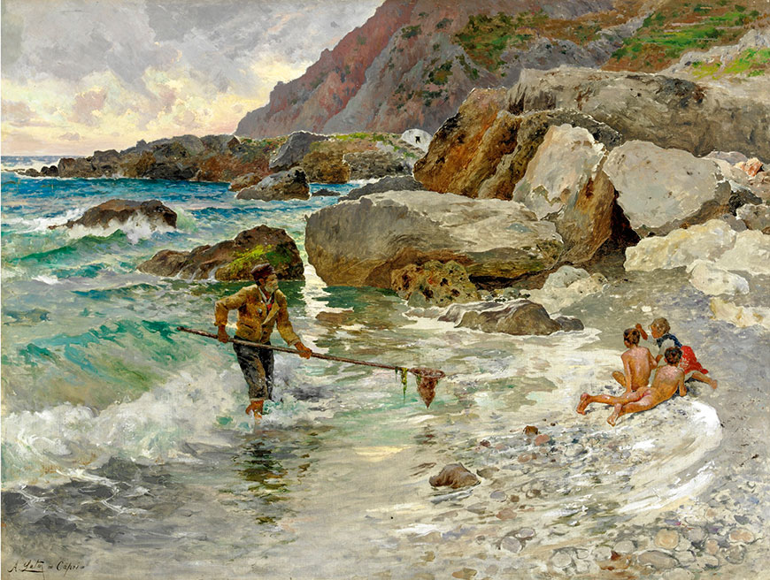 I figli del mare, Capri (Дети у моря. Капри), c.1890-1895