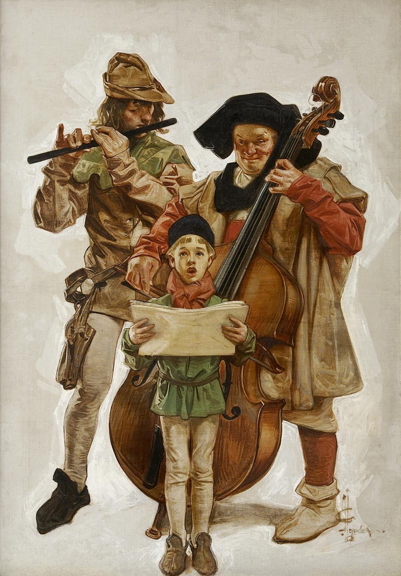 The Carolers (Поющие Рождественские гимны), 1907