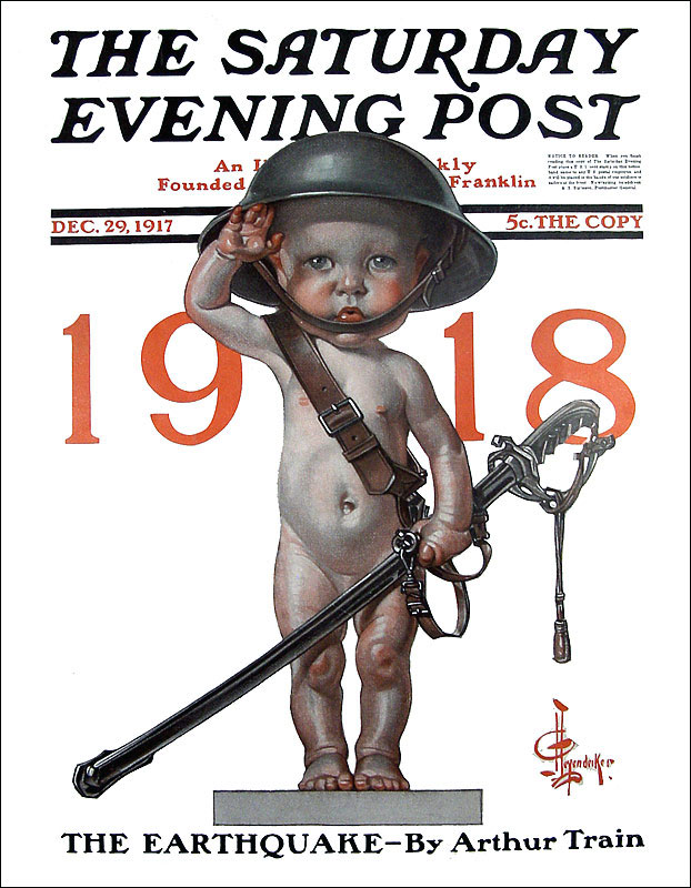 New Year's Baby, 1918 - Off to War (Новый 1918 год - конец войне), 1917