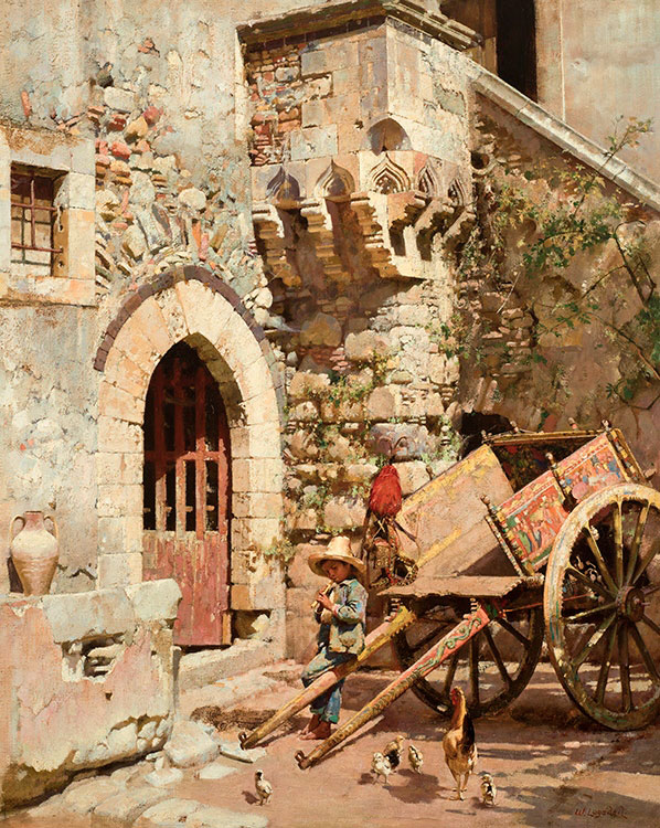 A Venetian Courtyard, Summer (Венецианский дворик. Лето)