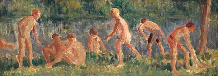 Garçons le baignade (Купающиеся мальчики), 1912