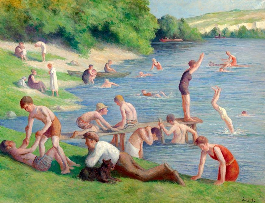 Mericourt, Bathers and Divers (Мерикур, Купальщики и ныряльщики), 1936