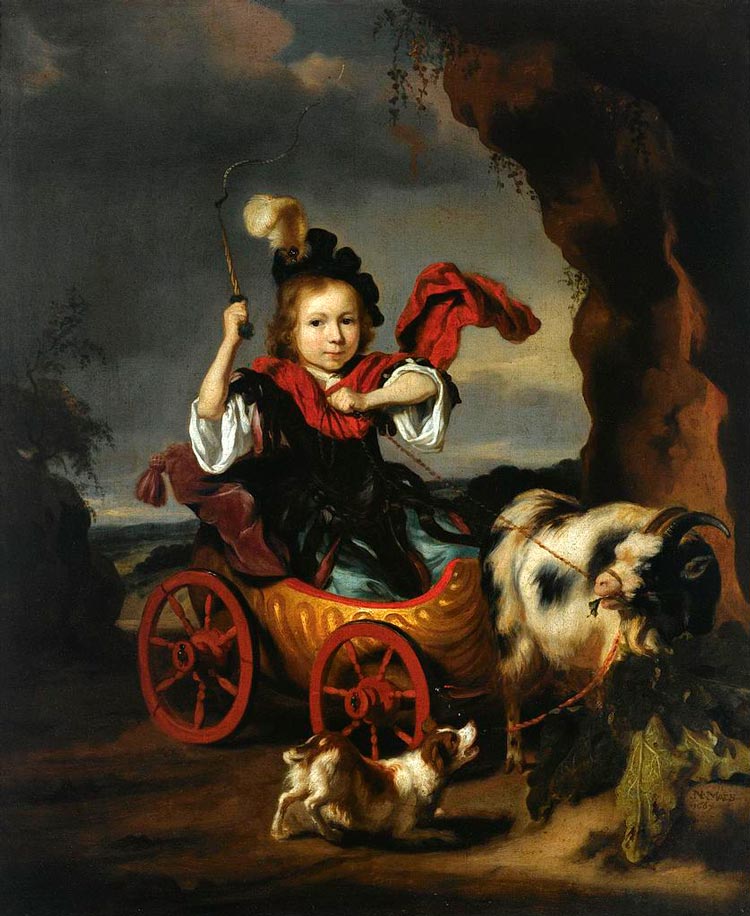 A Portrait of a young Boy in a Goat Cart (Портрет мальчика в козьей повозке), 1667