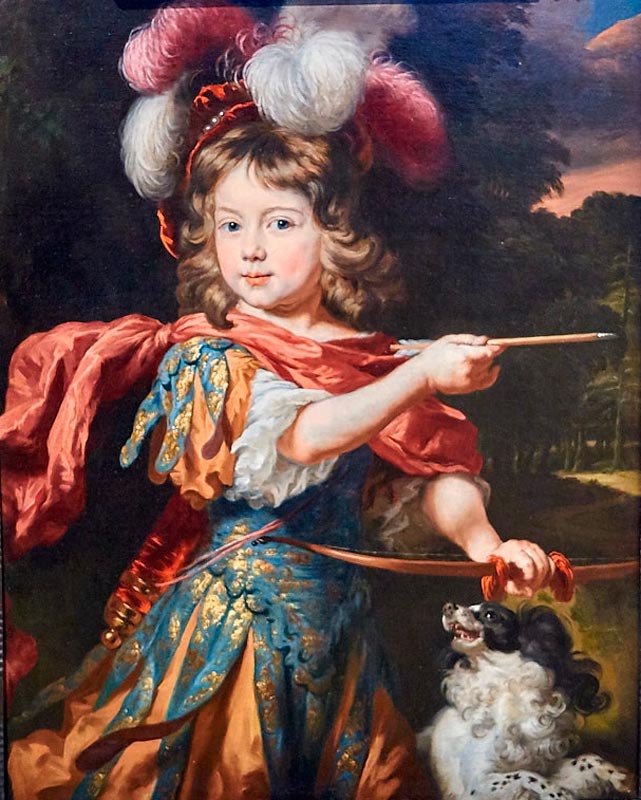 Portrait of a boy in the costume of Adonis (Портрет мальчика в костюме Адониса), 1670