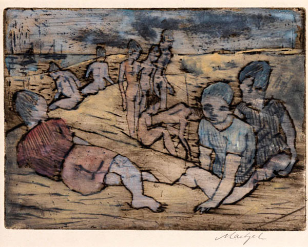 Knaben am Strand (Мальчики на пляже), 1920