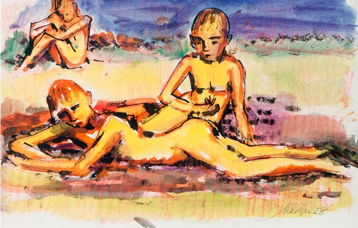 Boys on the Beach (Мальчики на пляже), 1928