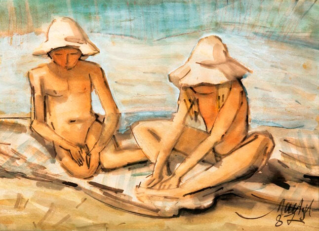 Children on the Beach (Дети на пляже), 1937