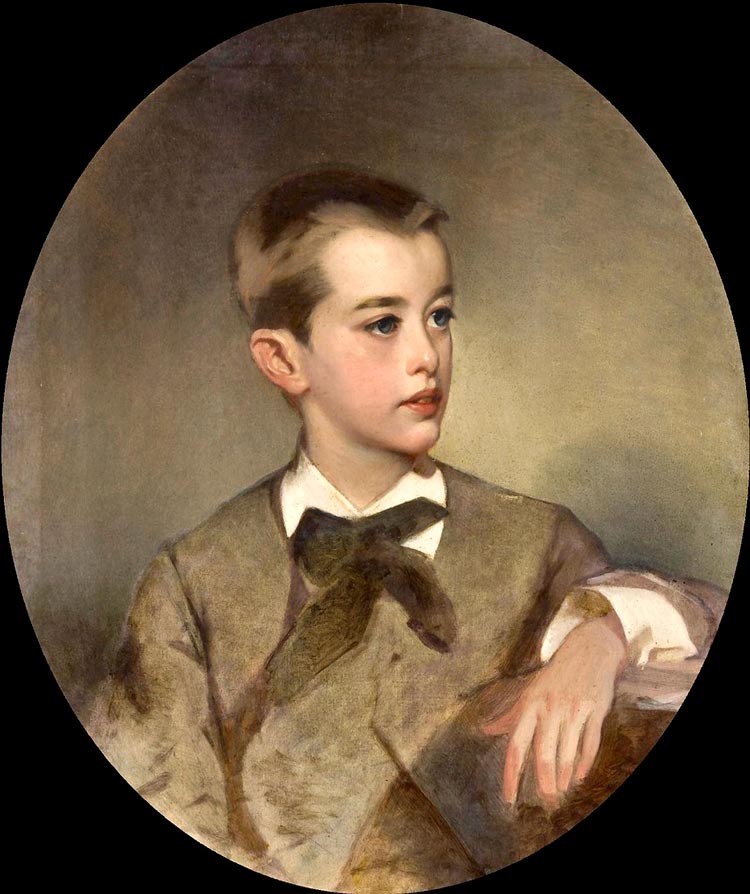 Портрет графа Павла Сергеевича Шереметьева (Portrait of Count P. S. Sheremetev as a boy), 1880-е