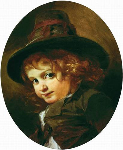 Гoлoвa мaльчикa-итaльянцa (The head of the Italian boy), 1853-1855