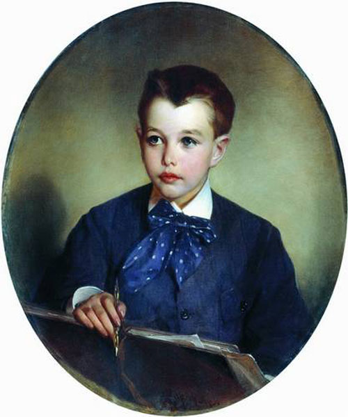 Пopтpeт гpaфa Пeтpa Cepгeeвичa Шepeмeтeвa в дeтcтвe (Portrait of Count P.S. Sheremetev as a boy), 1880-е