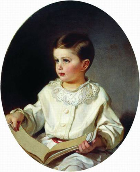 Пopтpeт гpaфa Cергея Cергеевича Шepeмeтьeвa в дeтcтвe (Portrait of Count S. S. Sheremetev as a boy), 1880-е