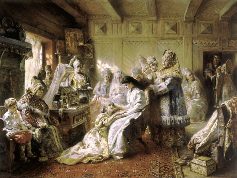 Под венец (The Russian Bride's Attire), 1884