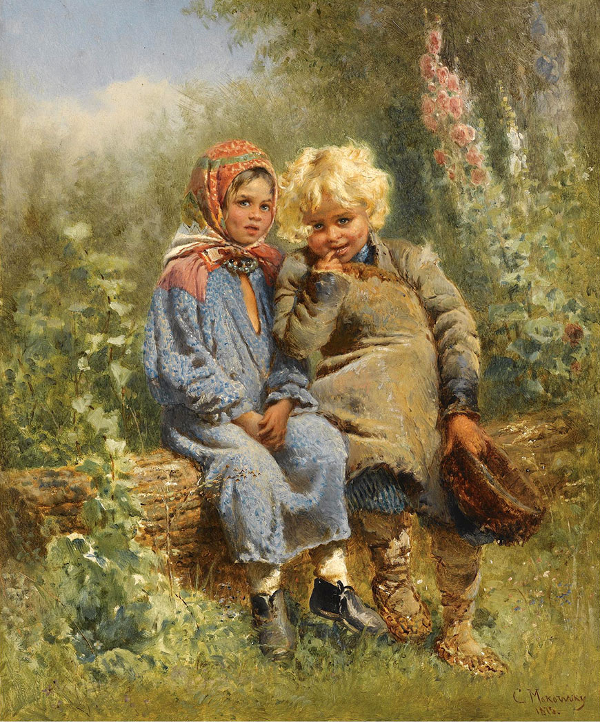 Крестьянские дети (Peasant children), 1875