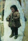 Child on the snow