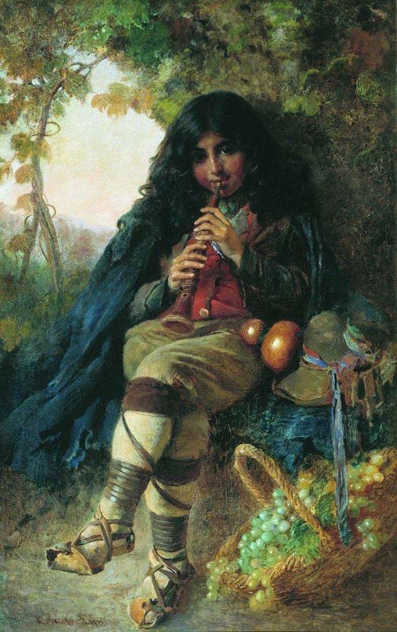 Итaльянcкий мaльчик (Italian boy), 1877