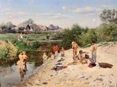 Bathing boys