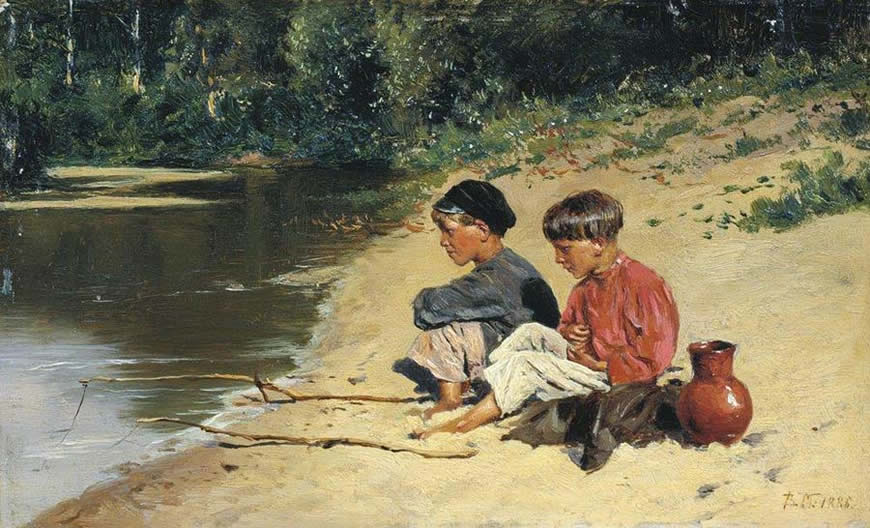 Рыбачки (Fisherboys), 1886