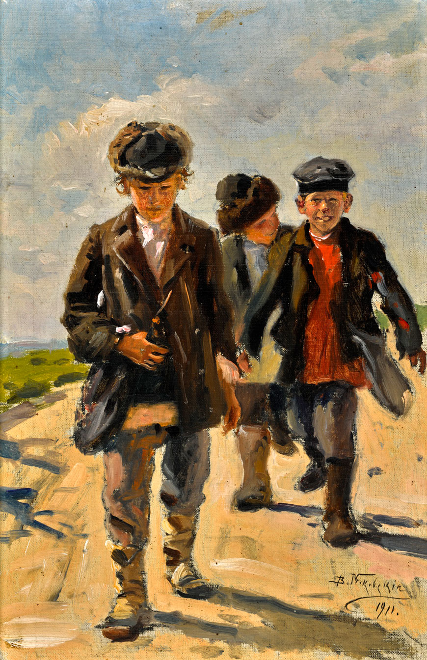 Три мальчика (Three boys), 1911