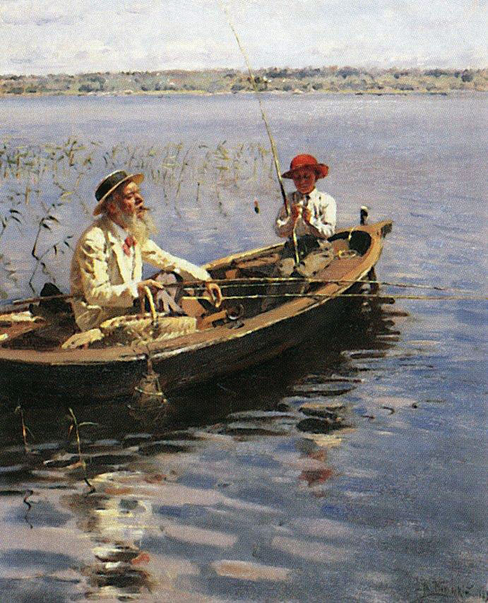 Pыбaк. Финляндия (Fisherman, Finnland), 1899