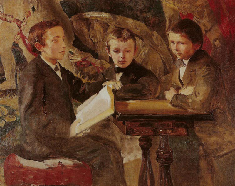 Nephews (Племянники), c.1878