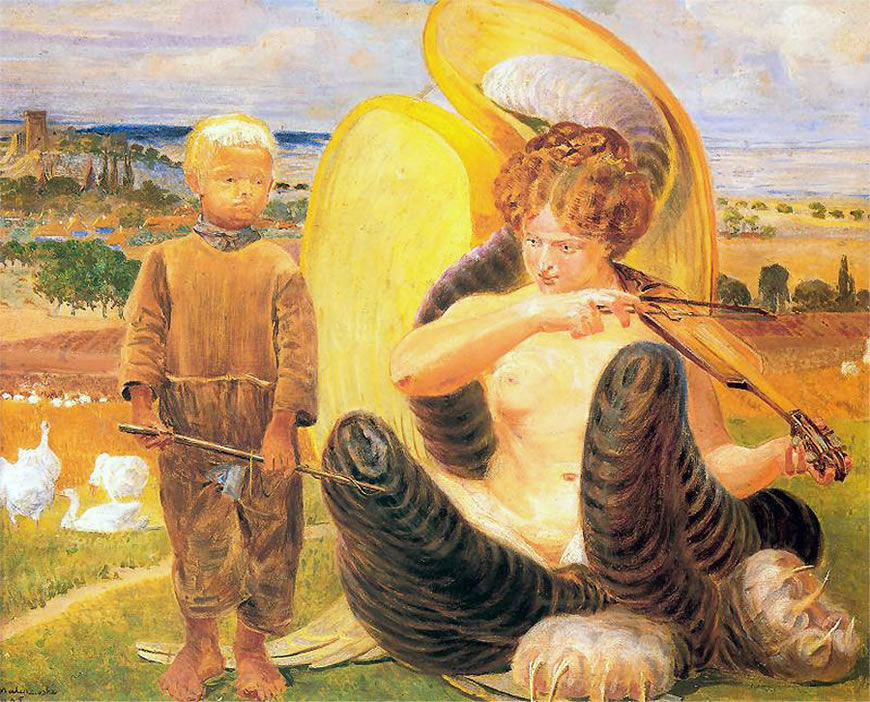 Pastuszek i Chimera (Пастырь и химера), 1905