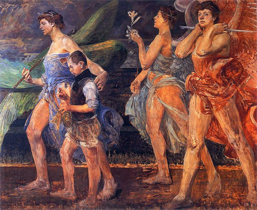 Tobias and the Angels (Тобиас и ангелы), 1908