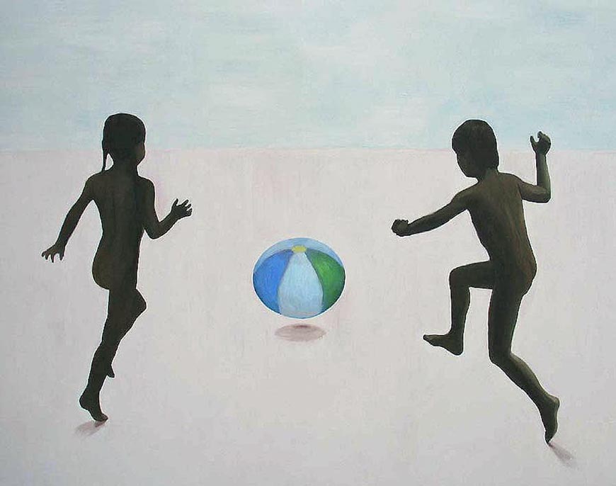 Children with a ball (Дети с мячом), 2006