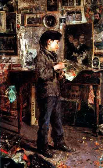 Il pittorello (Юный художник), 1878