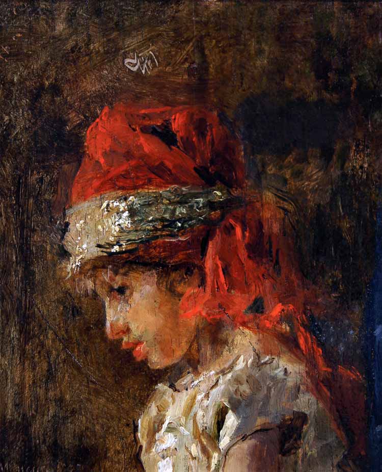 Luigiello con turbante (Малыш Луиджи в тюрбане), 1877-1878