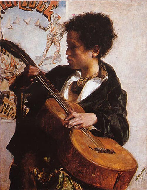 Scugnizzo con chitarra (Безпризорник с гитарой), 1878